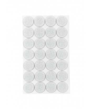 Podkładki filcowe samoprzylepne białe ⌀20mm JX305 op. 28szt