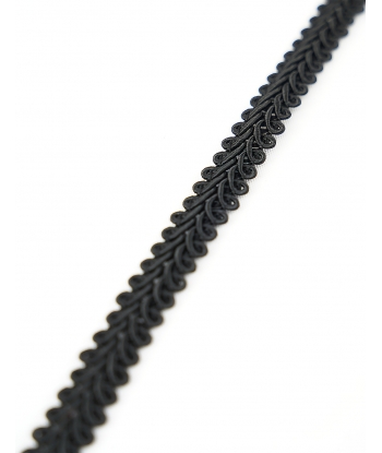 Taśma ozdobna szer. 10mm czarny JX12616