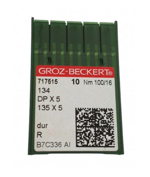 Igła GROZ-BECKERT 134 R/DPX5/135X5 100/16 op. 10 szt. JX6010